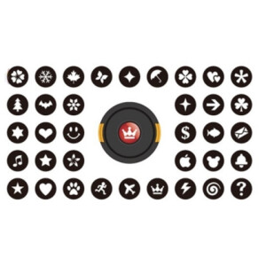 Fotokvant CAP-49х36 крышка с насадками для фигурного боке 36 масок для 49 мм