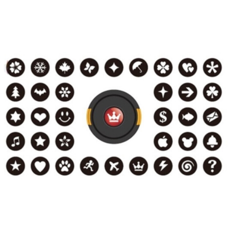 Fotokvant CAP-55х36 крышка с насадками для фигурного боке 36 масок для 55 мм