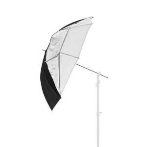 Fotokvant UC-101WST зонт комбинированый просвет-отражение серебро белый 101см