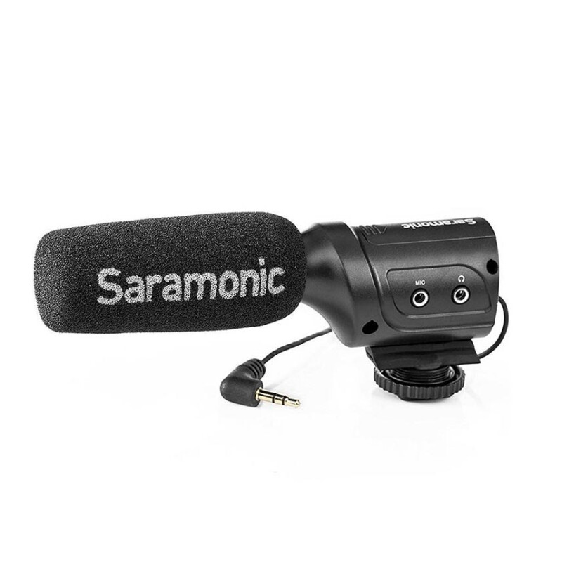 Saramonic SR-M3 микрофон-пушка направленный накамерный с микшером