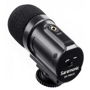 Saramonic SR-PMIC2 микрофон-пушка направленный накамерный стерео