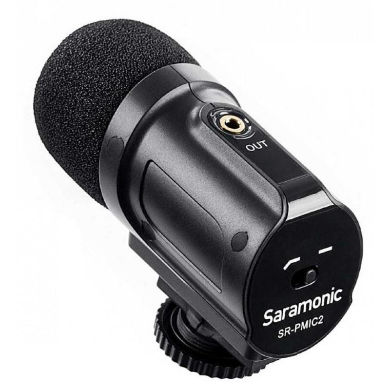 Saramonic SR-PMIC2 микрофон-пушка направленный накамерный стерео