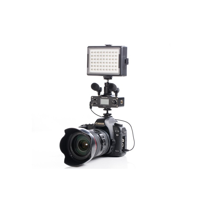 Saramonic CaMixer микшер со стереомикрофоном двухканальный