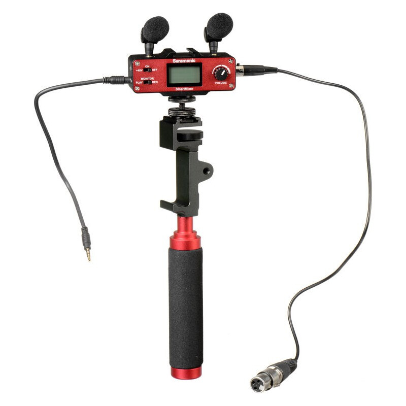 Saramonic SmartMixer микшер со стереомикрофоном и держателем смартфона