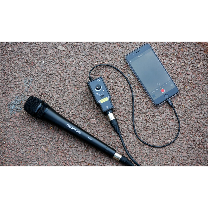 Saramonic SmartRig Di адаптер для микрофона и гитары на Apple Lightning Audio