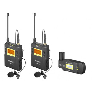 Saramonic UwMic9 TX9+TX9+RX-XLR9 радиопетлички с 2 передатчиками и 1 приемником