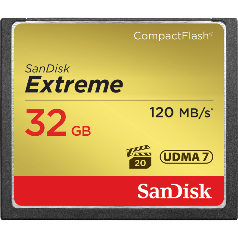 SanDisk Extreme Compact Flash 32GB 800x (SDCFXSB-32G-G46) карта памяти