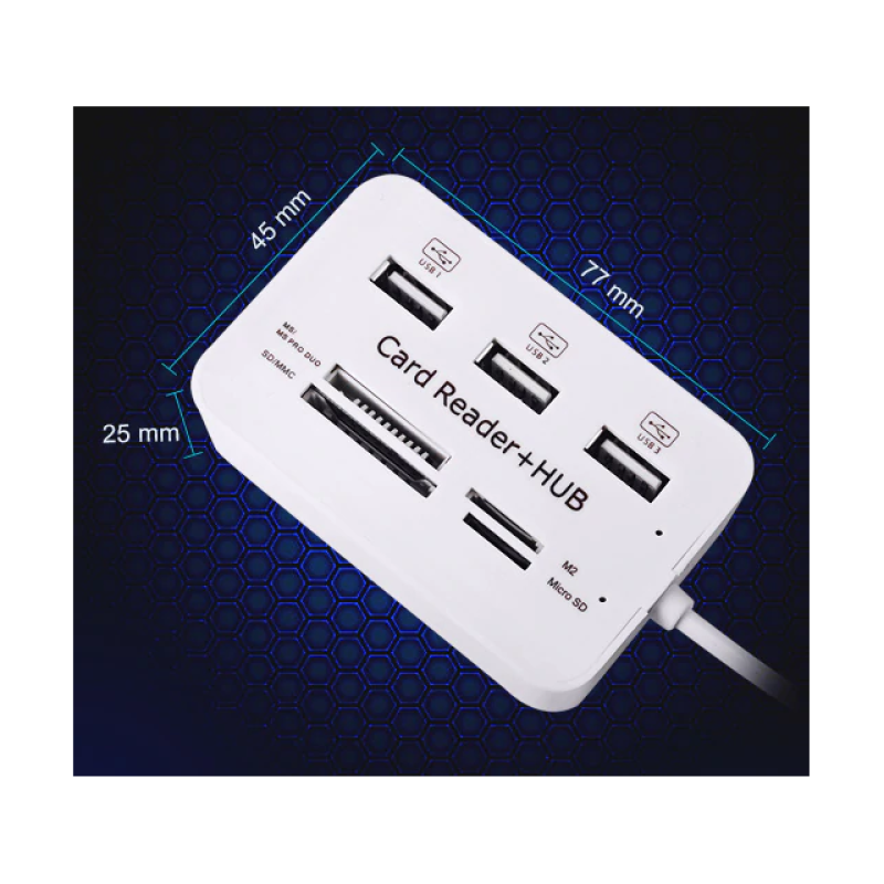 Fotokvant USB-hab-2 картридер+хаб