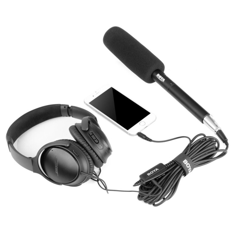 Boya BY-BCA6 XLR микрофонный кабель с разъемом 3.5 мм TRRS для Ipad Iphone Ipod длина 6м