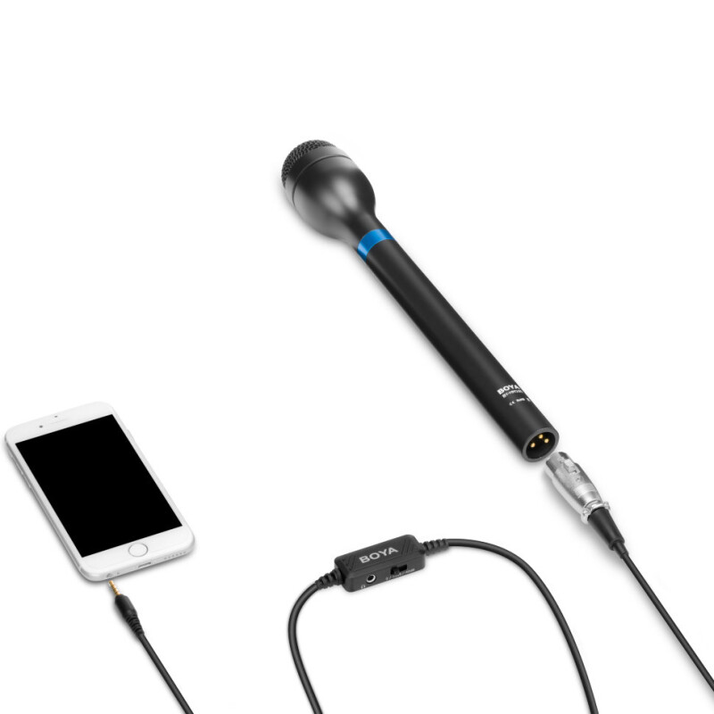 Boya BY-BCA6 XLR микрофонный кабель с разъемом 3.5 мм TRRS для Ipad Iphone Ipod длина 6м