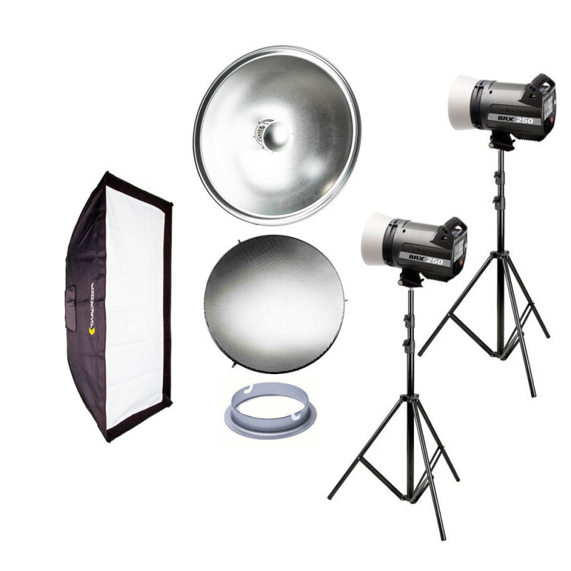 Fotokvant iconic basic kit Elinchrom BRX 250 комплект импульсного освещения