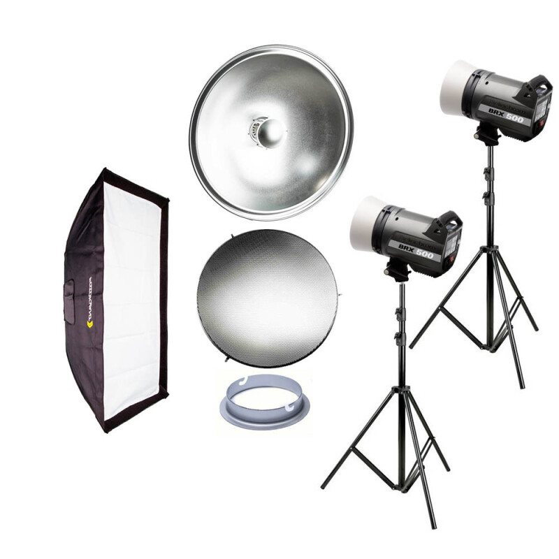 Fotokvant iconic basic kit Elinchrom BRX 500 комплект импульсного освещения