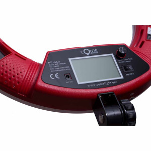Color FE-480 кольцевая светодиодная лампа красная