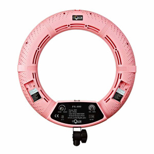 Color FS-480 кольцевая светодиодная лампа цветовая температура 3200-5500К розовая
