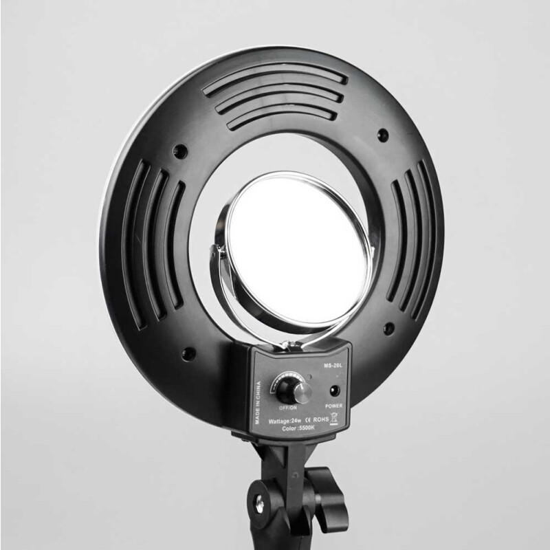 Fotokvant LED-20 RING Kit настольный кольцевой светодиодный осветитель 24 Вт