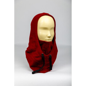 Filmmakers wear Fleece hood балаклава цвет бордо, размер М