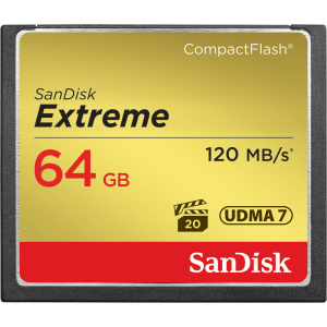 SanDisk Extreme Compact Flash 64GB 800x (SDCFXSB-064G-G46) карта памяти