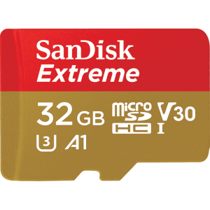 SanDisk Extreme microSDHC UHS-I U3 32GB Class10 667x 100MB/s (SDSQXAF-032G-GN6AA) Карта памяти