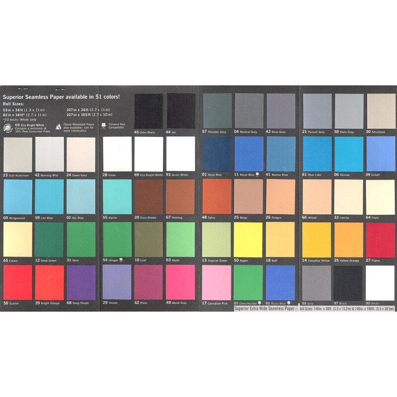 Superior цветовая палитра бумажных фонов