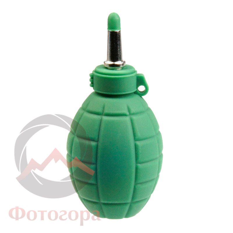 Fotokvant CLE-04GREEN резиновая груша для очистки c серебристым наконечником