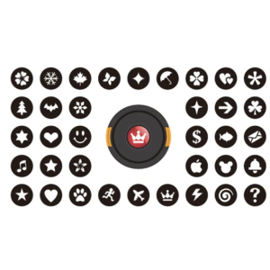 Fotokvant CAP-62х36 крышка с насадками для фигурного боке 36 масок для 62 мм