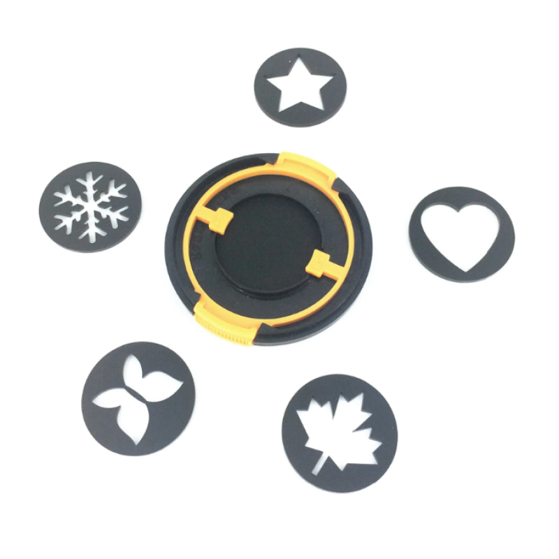 Fotokvant CAP-67х36 крышка с насадками для фигурного боке 36 масок для 67 мм