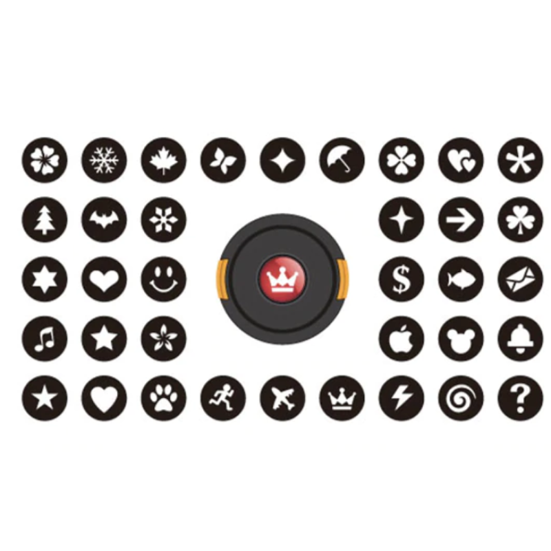 Fotokvant CAP-72х36 крышка с насадками для фигурного боке 36 масок для 72 мм