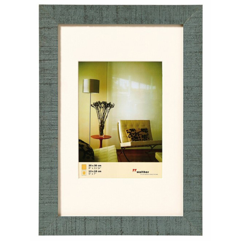 WALTHER HO015T фоторамка 10x15 Home дерево серо-голубая