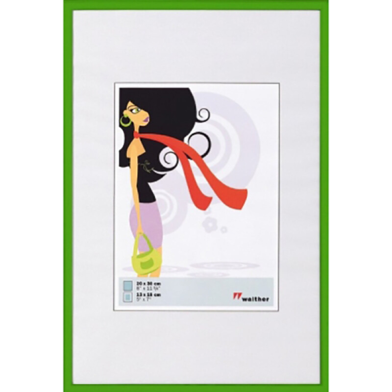 WALTHER KV015K фоторамка 10x15 N.Lifestyle пластик зеленая