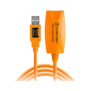 Tether Tools CU1917 TetherPro USB 2.0 to USB Female Active активный 5 м Orange кабель-удлинитель