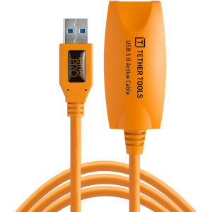 Tether Tools CU3017 TetherPro USB 3.0 to USB Female Active активный 5 м Orange кабель-удлинитель