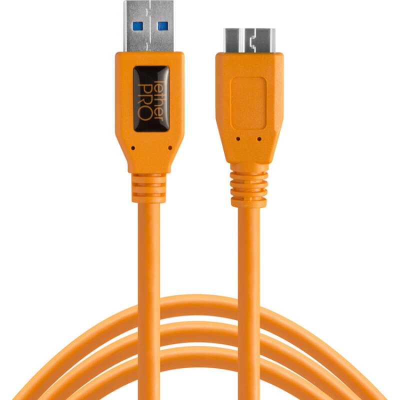 Tether Tools CU5454 TetherPro USB 3.0 to Micro-B 4.6 м Orange кабель