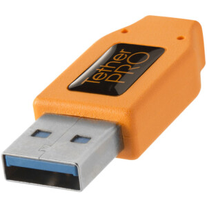 Tether Tools CU5454 TetherPro USB 3.0 to Micro-B 4.6 м Orange кабель