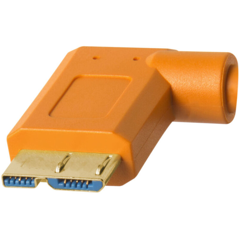 Tether Tools CU61RT15-ORG TetherPro USB 3.0 to Micro-B Right Angle 4.6 м Orange кабель