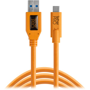 Tether Tools CUC3215-ORG TetherPro USB 3.0 to USB-C 4.6 м Orange кабель