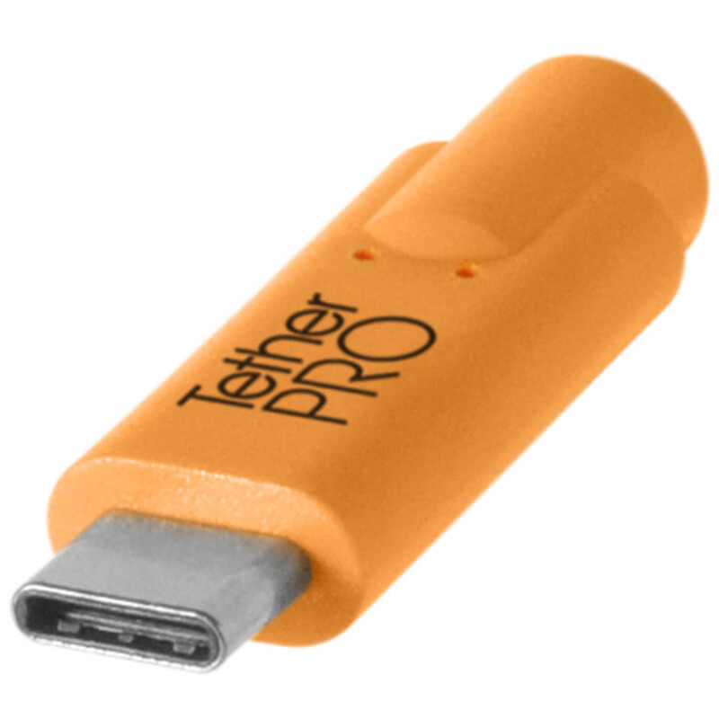 Tether Tools CUC3215-ORG TetherPro USB 3.0 to USB-C 4.6 м Orange кабель