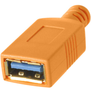 Tether Tools CUCA415-ORG TetherPro USB-C to USB-A Female Adapter 4.6 м Orange кабель-удлинитель