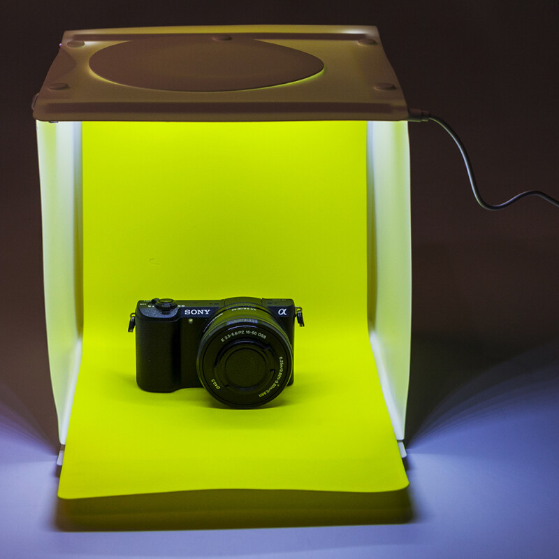 Fotokvant BOX-20LED фотобокс 22 см c 2xLED освещением и 6 фонами