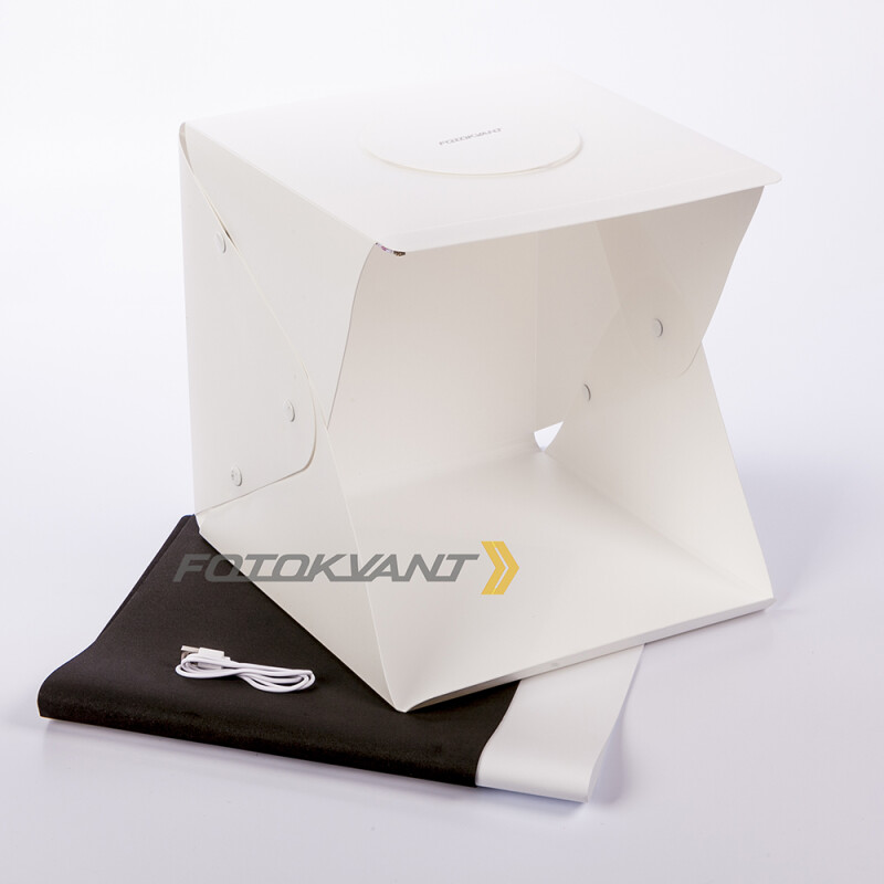 Fotokvant BOX-30LED фотобокс 30 см c 2xLED освещением и 2 фонами
