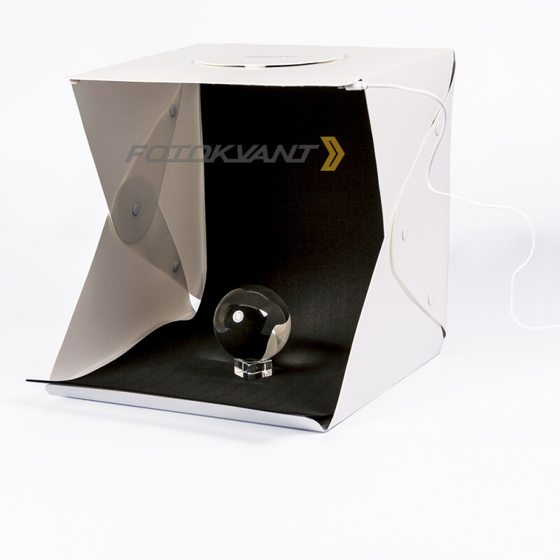 Fotokvant BOX-30LED фотобокс 30 см c 2xLED освещением и 2 фонами