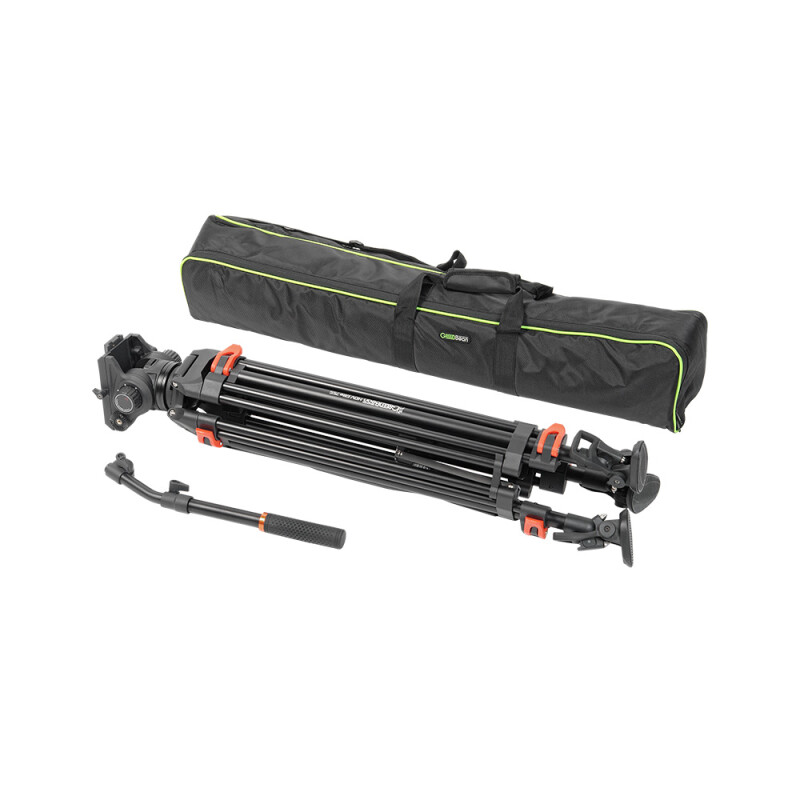 GreenBean HDV Elite 755 видеоштатив и максимальной высотой 177 см