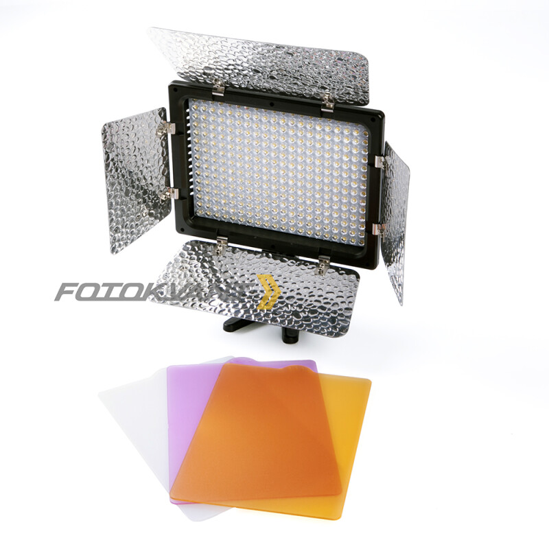 Fotokvant LED-300II PB светодиодная панель со шторками цветовая температура 3200-6000К
