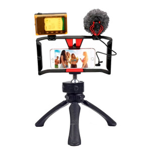 Fotokvant TM-04B+SM-CL9 настольный штатив с клеткой для смартфона