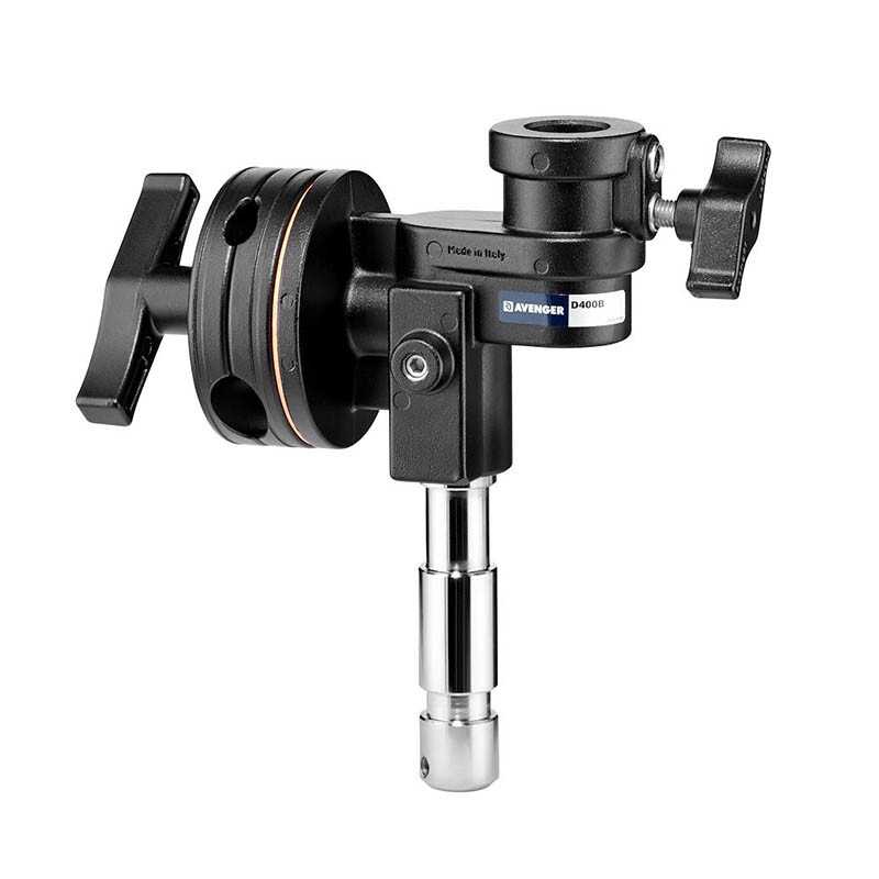 Avenger D400B Grip Head зажим комбинированный с штифт-адаптером 28 мм черный