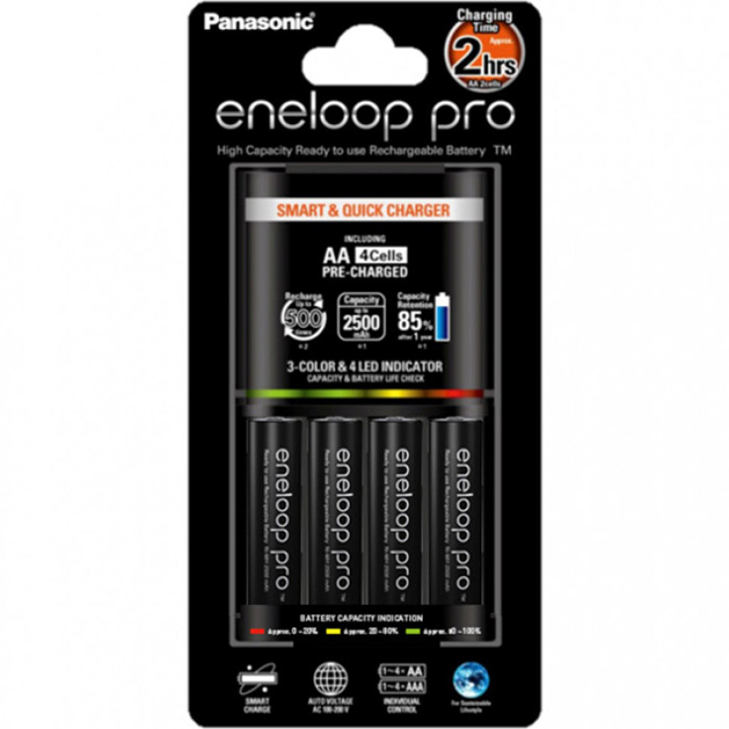 Panasonic Smart & Quick (K-KJ55HCD40E) зарядное устройство для аккумуляторов АА/ААА