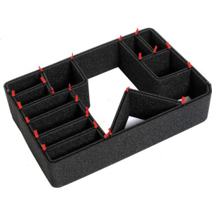 Peli 1535Air yellow ударопрочный кейс с разделителями системы TrekPak желтый