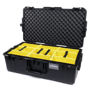 Peli 1615Air black ударопрочный кейс с мягкими перегородками черный