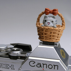 Fotokvant PRZ-006 заглушка на горячий башмак котенок в корзине серый