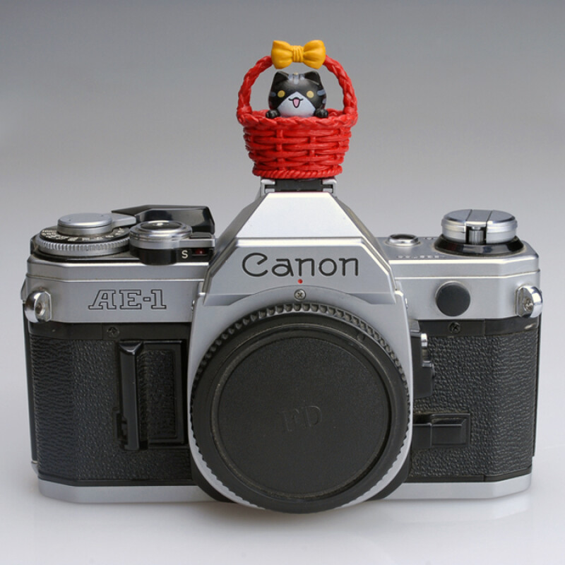 Fotokvant PRZ-007 заглушка на горячий башмак котенок в корзине черный