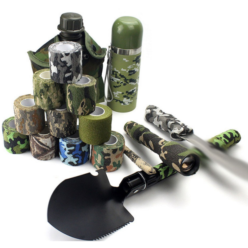 Fotokvant Tape-17 Khaki клейкая лента камуфляжного цвета земля со снегом